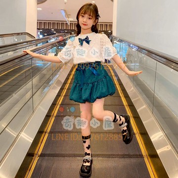 女童兩件套夏裝洋裝時尚套裝裙子小女孩夏季大童童裝【不二雜貨】