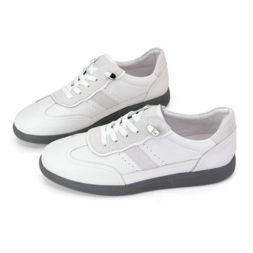 Sawyer 復古簡約真皮休閒德訓鞋