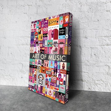 【日本 VisualSonic】藍牙畫布音箱- Art of Music