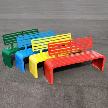 公園椅戶外長椅子室外長凳廣場羽毛球館商場休閑排椅休息長條凳子