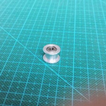 究其科技3D打印機配件 2GT 3M不帶齒 H型皮帶輪被動輪培林輪惰輪