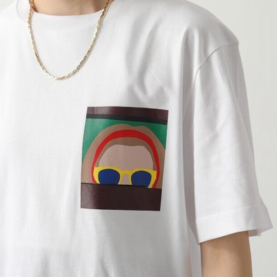 値下げしましたPLAN C カロリーナセルフポートレートコットンTシャツ