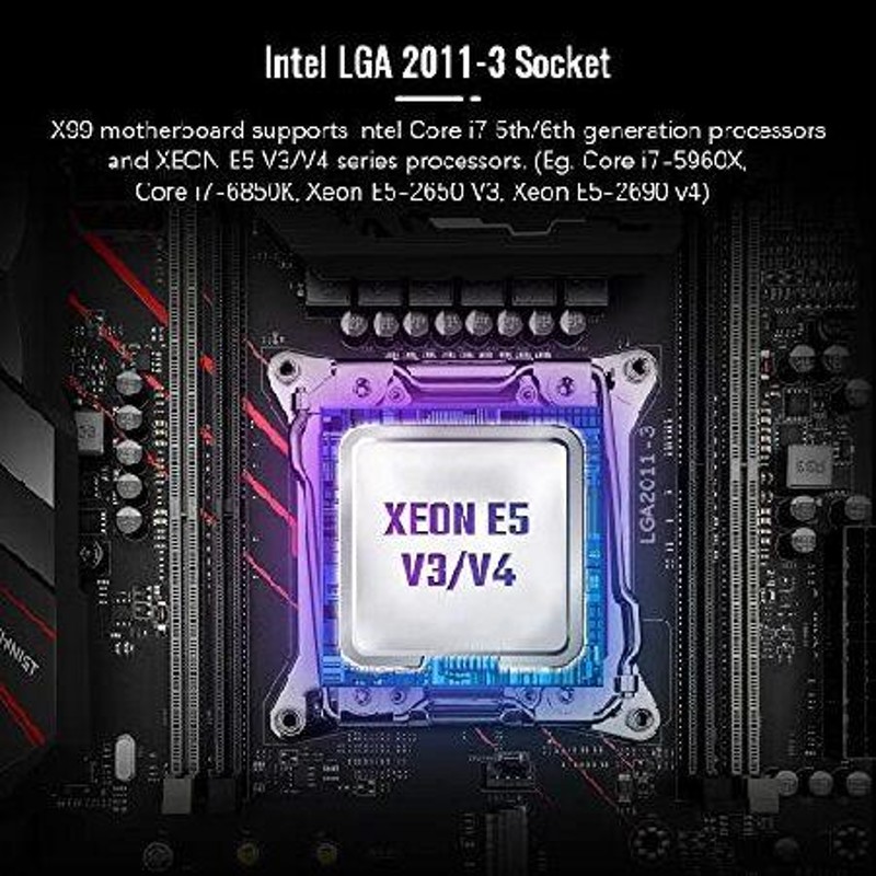 MACHINIST X99 コンピューターマザーボード LGA 2011-V3 (Intel Core