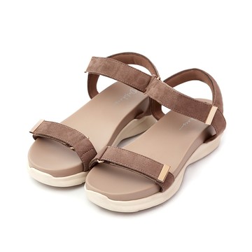 D+AF 輕彈涼夏一字魔鬼氈運動底涼鞋