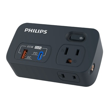 PHILIPS 飛利浦 多功能壁插轉接器 CHP9026B/96  黑色  1個  10m