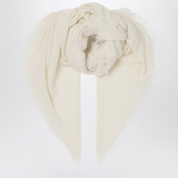 Destin White Milk Scarf
