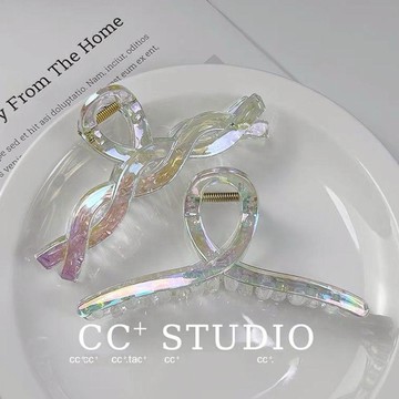 台灣現貨 鯊魚夾 馬尾夾 雷射炫彩 劉海夾 瀏海夾 ins韓國 髮飾