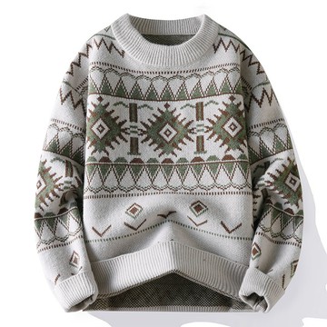 秋冬季毛衣男士內搭針織打底衫青少年針織衫男上衣保暖線衣寬鬆潮