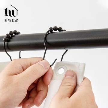 好物良品  浴簾五金扣件(12入) 窗簾勾 掛鉤 扣環 鉤環