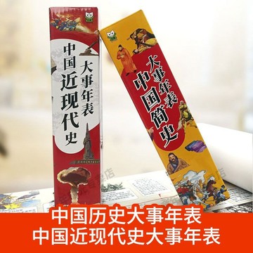 正版🔥中國簡史大事年表近現代歷史中國歷史年表歷史掛圖時間軸長卷