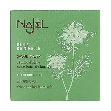 NAJEL 娜爵 阿勒坡手工古皂 黑種籽草油 100g  1個