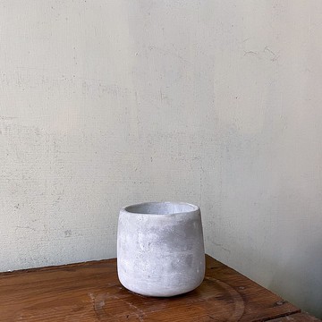 【盆器】水泥小圓甕盆(9.5cm*9.5cm*9.5cm)