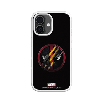 iPhone 16 SolidX 白 - 迪士尼-漫威 Marvel - 死侍與金鋼狼-Logo