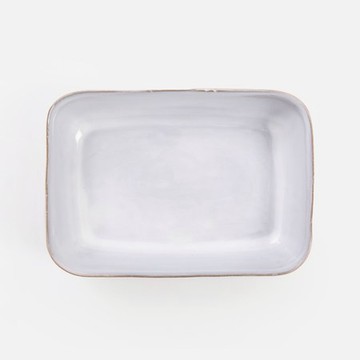 NOSSE Svelte陶瓷方盤20cm 灰白
