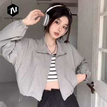 【Nico】臺灣熱銷🔥【熱銷+原版防曬風衣面料】防曬衣女短款外套薄款百搭寬鬆