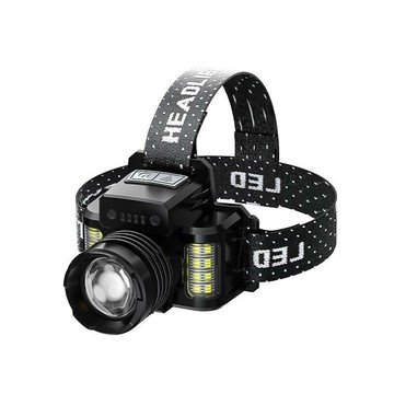 【工廠直銷 可打統編】頭燈LED強光充電超亮續航頭戴式戶外手電筒遠射感應釣魚礦燈