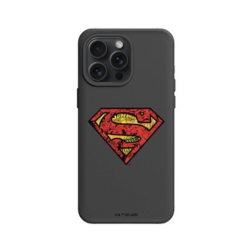 iPhone 15 Pro Max SolidX 黑 - Superman - Superman-經典漫畫LOGO