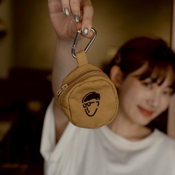 台南祭 植男臥室刺繡掛飾零錢包