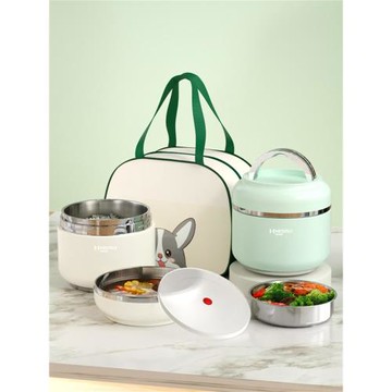 304不銹鋼保溫飯盒上班族帶飯便當盒學生食堂飯缸大容量便攜餐盒