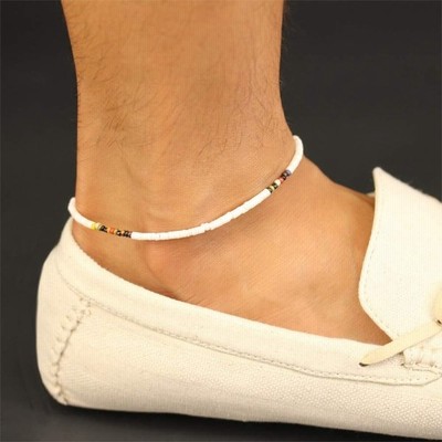 Orris アンクレット シェル 天然石 ビーズ 人気 足首 チェーン オシャレ ミサンガ メンズ マルチカラー 通販 Lineポイント最大get Lineショッピング
