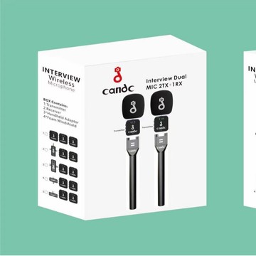 戶外無線手持采訪麥克風 無線領夾麥克風一拖二高音質降噪麥克豐【宜家良品百貨】