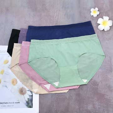 《魔點子Mordenco》超薄透氣無痕低腰蠶絲內褲 低腰內褲 無痕內褲 加大內褲 大尺碼內褲 透氣排汗 貨號3368