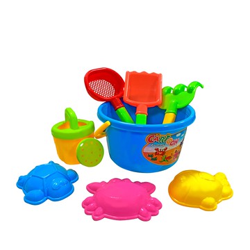 【Lattice 方塊鳥】方塊鳥8件套沙灘組 (顏色隨機)    兒童沙灘玩具