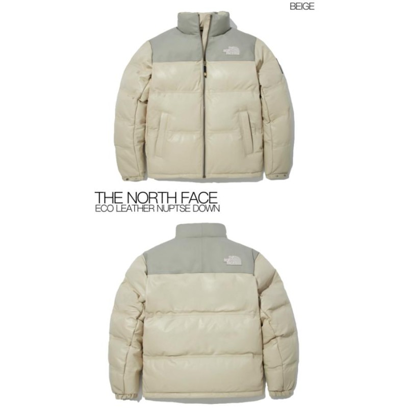 THE NORTH FACE】ECO LEATHER NUPTSE DOWN JACKET エコレザーヌプシ