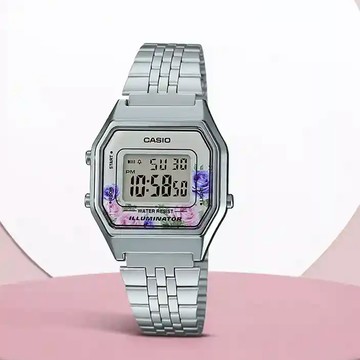 CASIO 手錶  銀色  1個