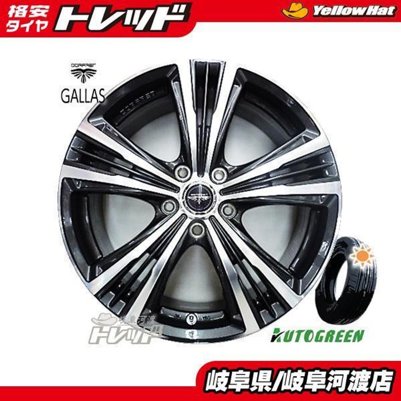 225/50R18 新品 格安 夏タイヤホイール ドルフレン ギャラス 18インチ