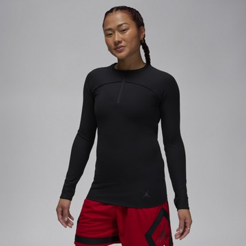 【NIKE】AS W J SPT LS BODY CON TOP 女 長袖上衣 黑色-FN5114010