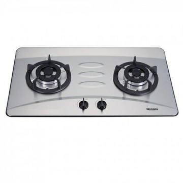 (全省原廠安裝)林內RB-H201S二口防漏不鏽鋼檯面爐 鑄鐵爐架【APP 4%回饋】 結帳9折