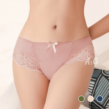 A2G®【甜美午茶】鏤空蕾絲微透內褲︙25-32腰圍︙3638
