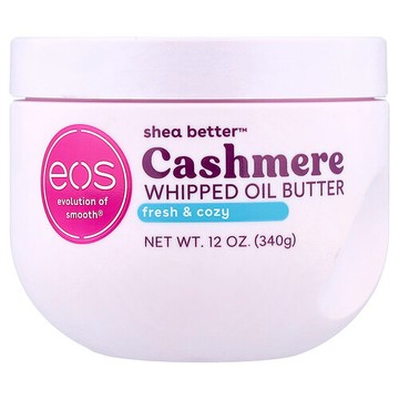 EOS, Shea Better™, Cashmere Whipped Oil Butter, Fresh & Cozy, 12 oz (340 g)