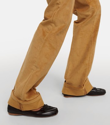 Miu Miu Low-rise cotton corduroy pants