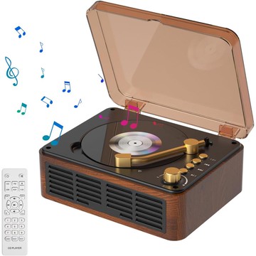 【日本代購】Gueray 復古CD撥放器 藍牙 USB 收音機