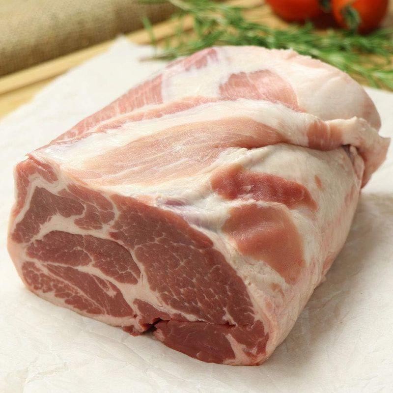ミートガイ 豚肩ロース ブロック (約1kg) ポークカラー ブロック肉 Pork Collar (1kg)