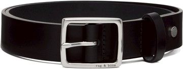 rag & bone 黑色 Boyfriend Leather 腰带