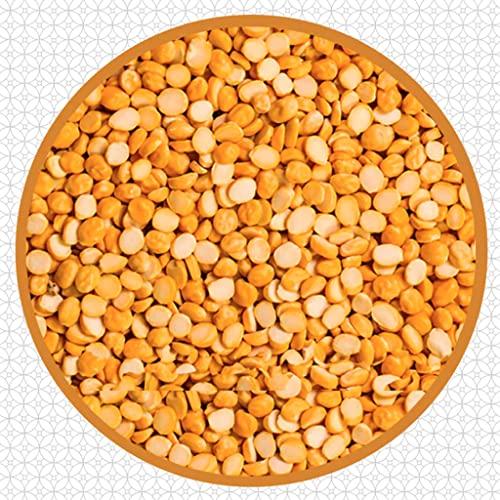 Ambika インド産 ひよこ豆 (Chana) 日本語レシピ付き (チャナダール (Chana Dal) 1kg)