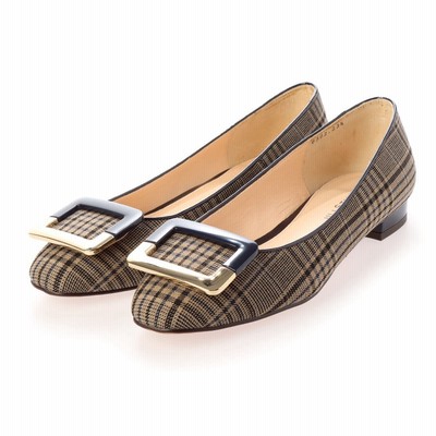 ジルスチュアート シュー JILLSTUART shoe バックルモチーフカッターパンプス （ネイビーコンビ）