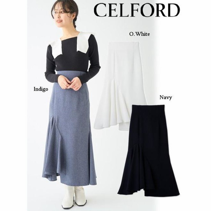 最終値下！新品♡CELFORD　アシメマーメイドスカート Amazon.co.jp: [セルフォード] アシメマーメイドスカート