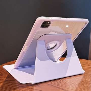 A16帶筆槽 磁吸可拆分平板保護殼 旋轉支架 適用 iPad 12 10 Mini Air 8 7 6 M3 ProM5