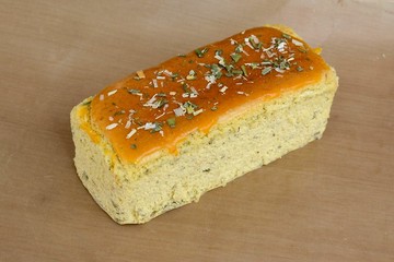 |  零 麵 粉、無 麩 質 |  無糖糙米蛋糕 - 三星蔥鹹乳酪 (長條)