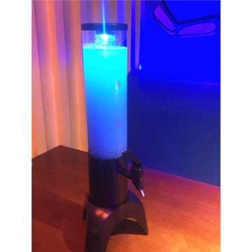 3L扎啤酒炮創意酒柱冰柱果汁鼎網紅冒煙啤酒炮商用酒架配件飲料桶