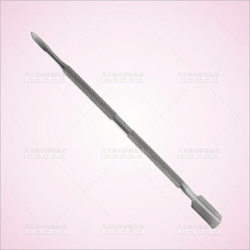 雙頭不鏽鋼推棒美甲刮棒-小(彎尖+橢圓頭)[15598]