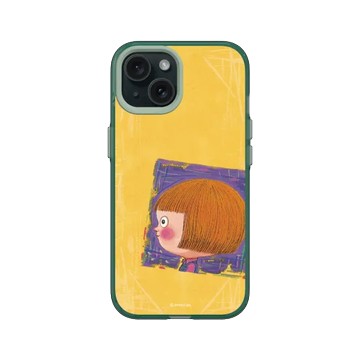 iPhone 15 JellyTint 憂墨綠 - 幾米 Jimmy Liao - 我不是完美小孩-完美的側臉