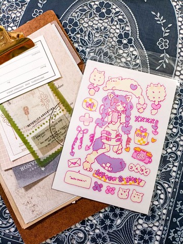 BT057穿搭寶寶_Outfit baby_57/轉印貼紙Transfer Stick