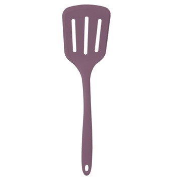 Kitchen Factory 糖果色矽膠寬版鍋鏟  酒紅色  1支