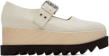 Stella McCartney 灰白色 Elyse Star-Studded 乐福鞋