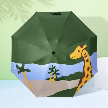 遮陽傘 五折口袋防曬防紫外線晴雨兩用雨傘女折疊遮陽傘ins森系太陽傘